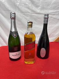 Trio Ferrari brut, Jhonnie Walker, Grappa Alexande