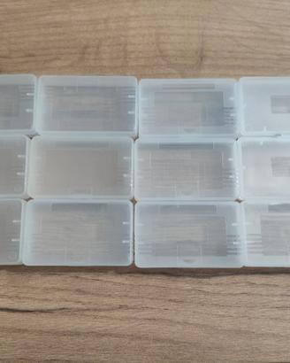 Lotto 12x custodie cartucce game boy advance