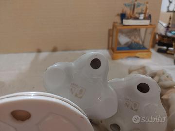 Collezione 7pz statuine porcellana capodimonte