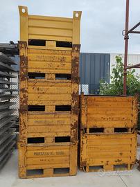 contenitori cassoni ceste metalliche x  materiali