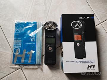 zoom h1 stereo recording 