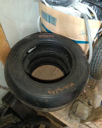 3 gomme slick pinasco vespa pneumatici usati gomma