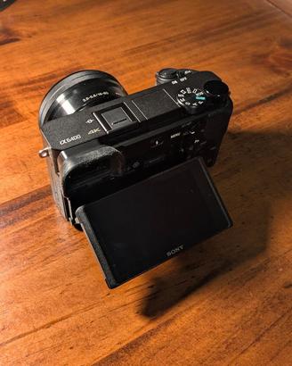 sony a6400 + sony 16-50 f3.5-5.6 + accessori