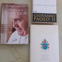 3 libri di Papa Giovanni Paolo II e di Papa France