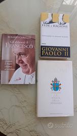 3 libri di Papa Giovanni Paolo II e di Papa France