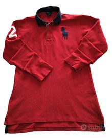 Polo Ralph Lauren Big Pony Rossa XL Unisex Ottime