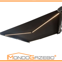 Tenda a bracci moderna led motore sensore , bella