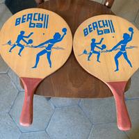Racchettoni da spiaggia in legno