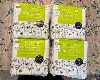 4 pacchi pannolini Lillydoo - taglia 3