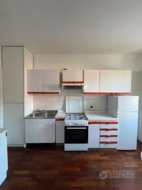 Cucina lineare 360 cm con elettrodomestici