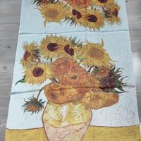 Stola Girasoli di Vincent Van Gogh nuova seta