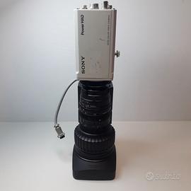 Sony camera da microscopio con obiettivo Canon