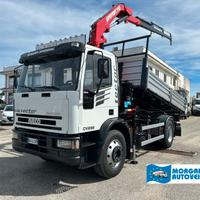 Iveco Eurocargo 150E23k ribaltabile 3 lati e gru