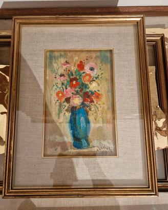 Quadri a olio firmati con cornice