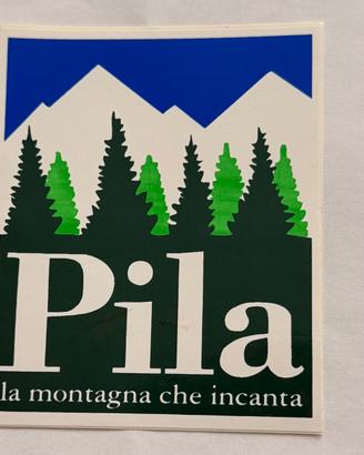 ADESIVO VINTAGE PILA LA MONTAGNA CHE INCANTA ORIGI