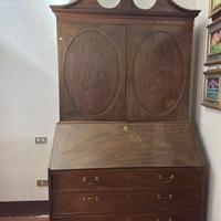 Bureau Bookcase Antico in Mogano - Epoca 1800