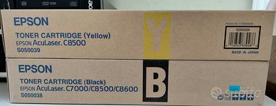 2 Toner originali  nuovi per
Epson Aculaser