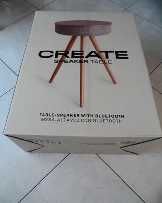 CREATE- Speaker table, tavolo musicale- Nuovo