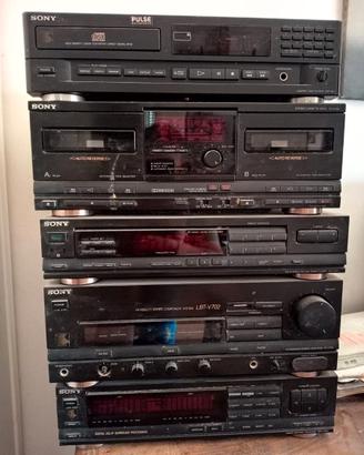impianto hi.fi stereo sony