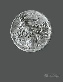 Moneta 20 centesimi 1913