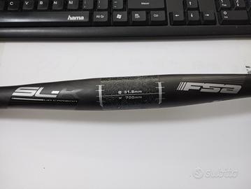 Manubrio mtb FSA SL-K carbon flat 700 mm