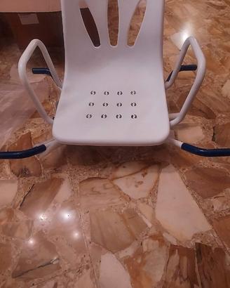Sedia da bagno girevole