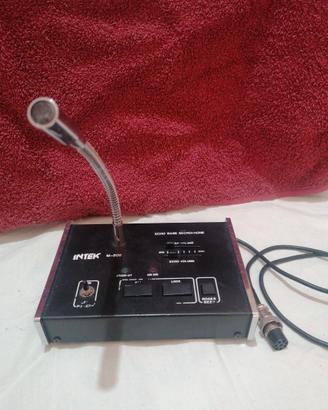 INTEK M-500 Microfono da Tavolo Preamplificato