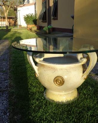 Tavolo da Soggiorno Base Ceramica Montelupo