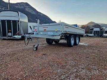 Carrello rimorchio auto doppio asse 3 metri