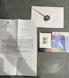 Francobollo 18 anni azzurro