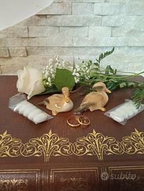 20 paperelle in porcellana Capodimonte