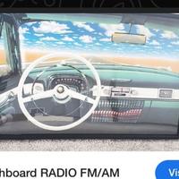 Quadro con radio vintage