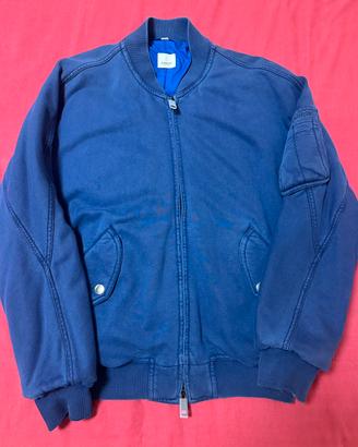 Giacca bomber blu Burberry uomo taglia 50 L