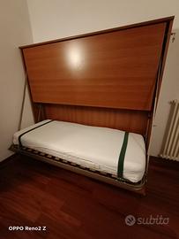 Letto a castello scomparsa orizzontale