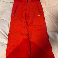 Sci: 2 pantaloni bambino taglia 6 anni rosso nero