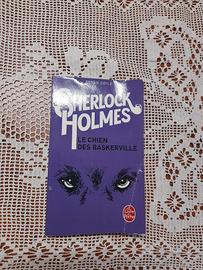 Libro Sherlock Holmes Le chien des Baskerville lin