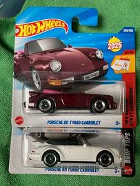 Hot Wheels Lotto 2 Porsche 911 Turbo Cabriolet