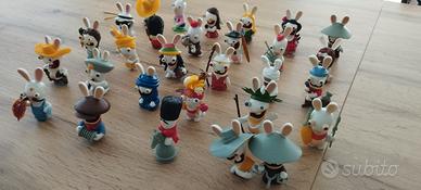Collezione 28 Raving Rabbids "action figure" 6 cm