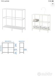 Scaffale ikea nuovo imballato