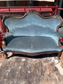 divano stile barocco