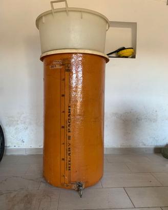 Serbatoio in vetro resina 400 litri + mastello