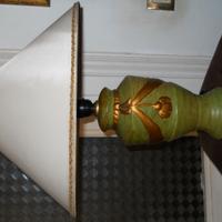 Lampada in ceramica dipinta