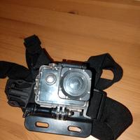 action camera con supporto