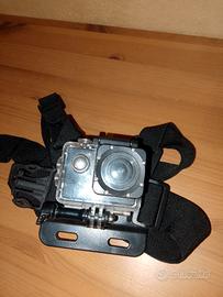 action camera con supporto