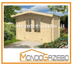 Casetta Turchese 3x2 spes 28mm casa legno giardino