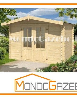 Casetta Turchese 3x2 spes 28mm casa legno giardino