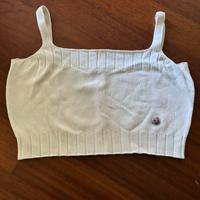 Top cotone ragazza 13-14 anni bianco benetton