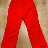 Pantaloni sci/snowboard uomo Columbia colore rosso