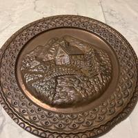 Piatto rame decorativo
