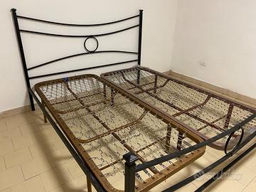 Letto matrimoniale in ferro battuto